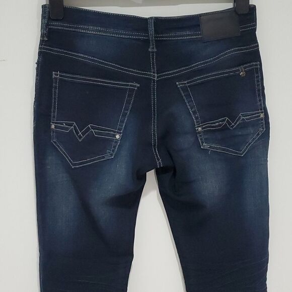 Buffalo 29x32 dark wash max-x skinny stretch jeans - Picture 4 of 8